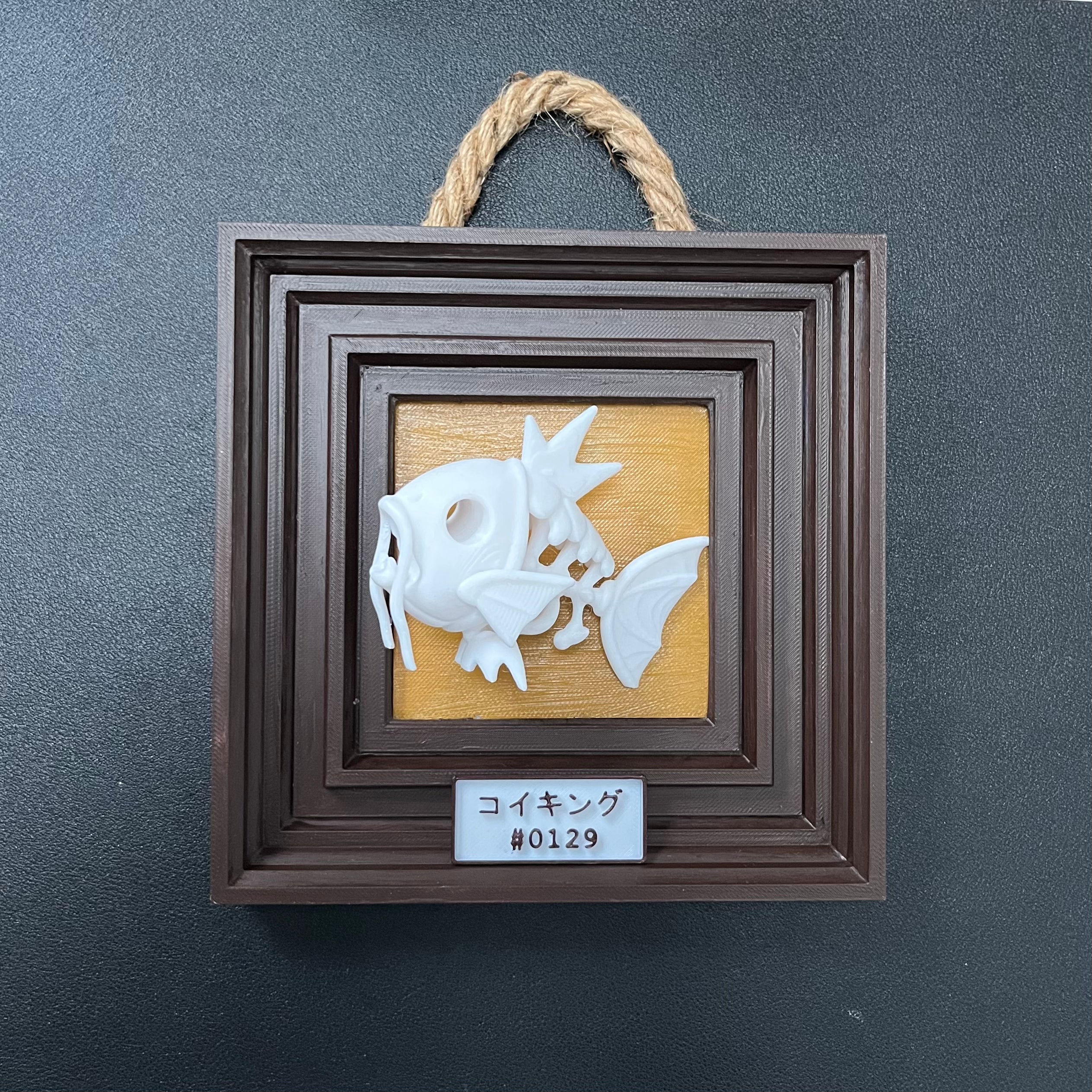 Quadro magikarp scheletro