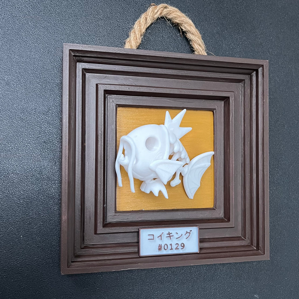 Quadro magikarp scheletro