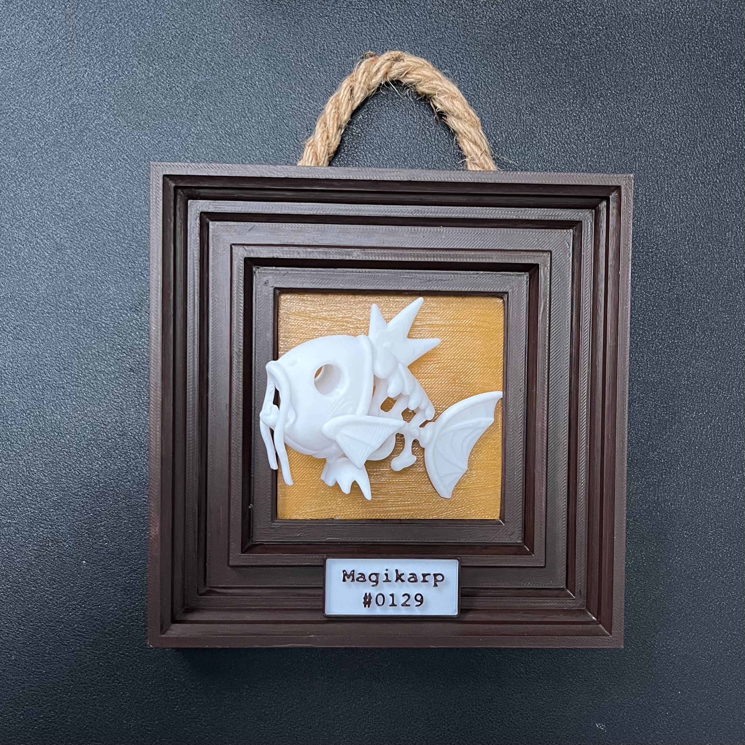 Quadro magikarp scheletro