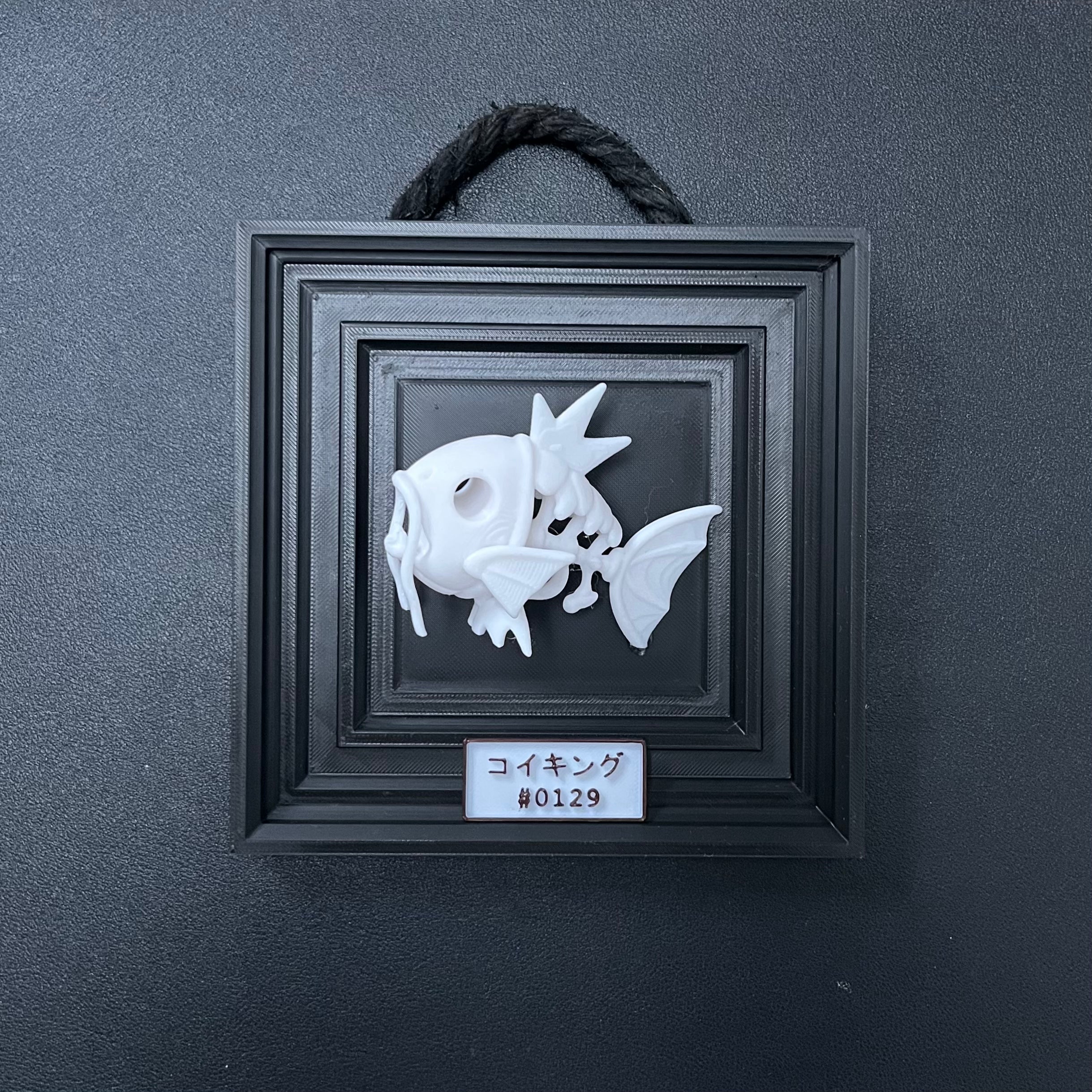 Quadro magikarp scheletro